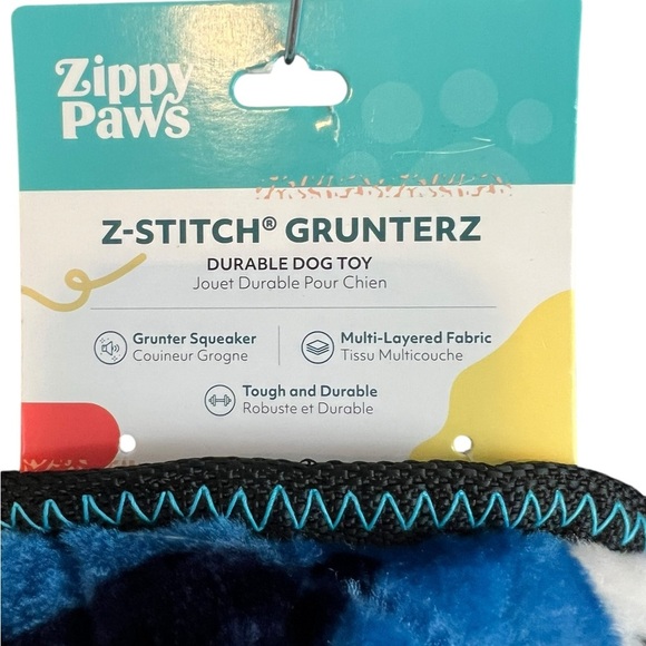 NWT ZIPPY PAWS Blue and Black Plush HAMMERHEAD Shark Toy HAMILTON HAMMERHEAD - Picture 7 of 11